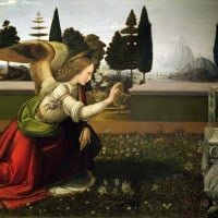 המלאך גבריאל, לאונרדו דה וינצ'י