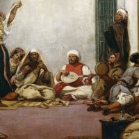 "חתונה יהודית במרוקו", איז'ן דלקרואה, 1839