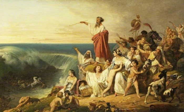 בני ישראל חוצים את ים סוף, פרדריק שופן