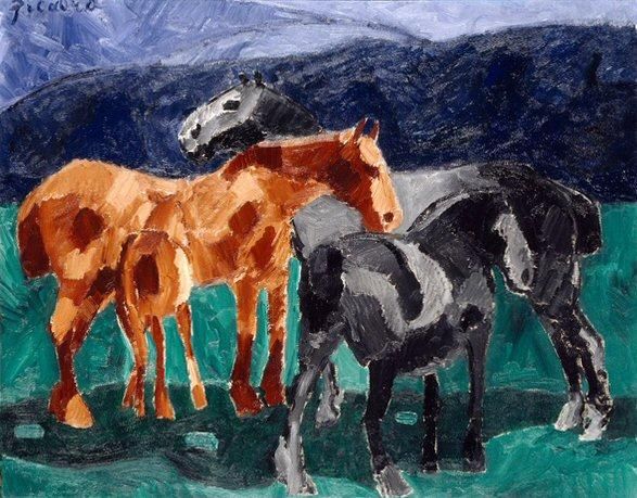 סוסים, פיקבייה, מרכז פומפידו