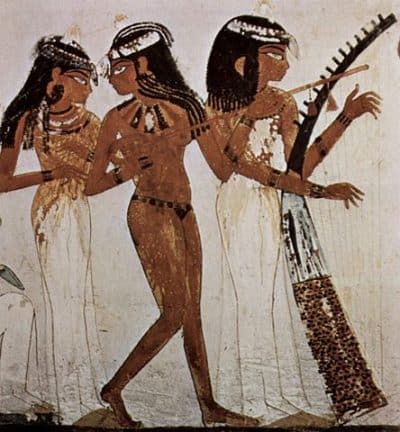 מצרים העתיקה, נשים, נגנות, רקדניות