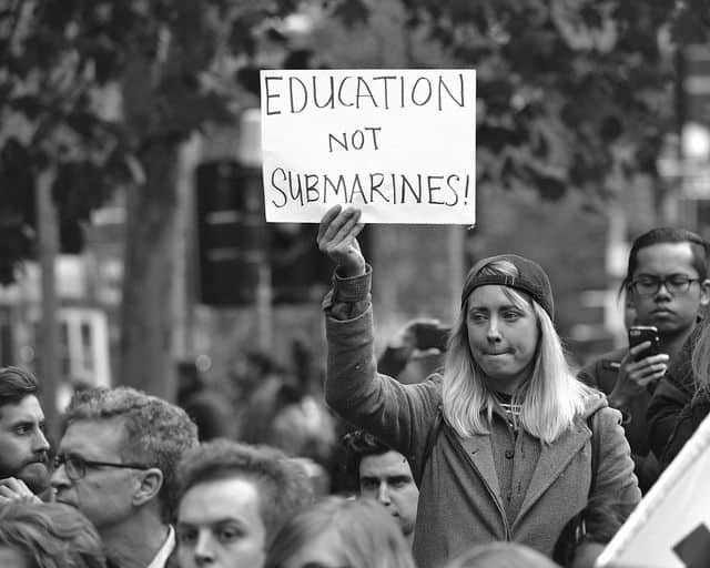 מחאת סטודנטים, חינוך, צוללות