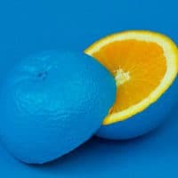 תפוז, כחול