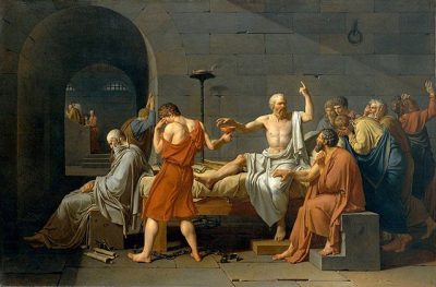 מותו של סוקרטס, ז'אק-לואי דויד