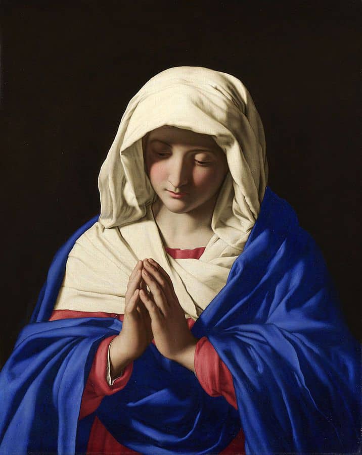 מריה, ישו, אימהות, בתולה, Sassoferrato