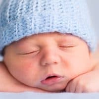 תינוק, רך נולד, תינוק רדום, כובע צמר
