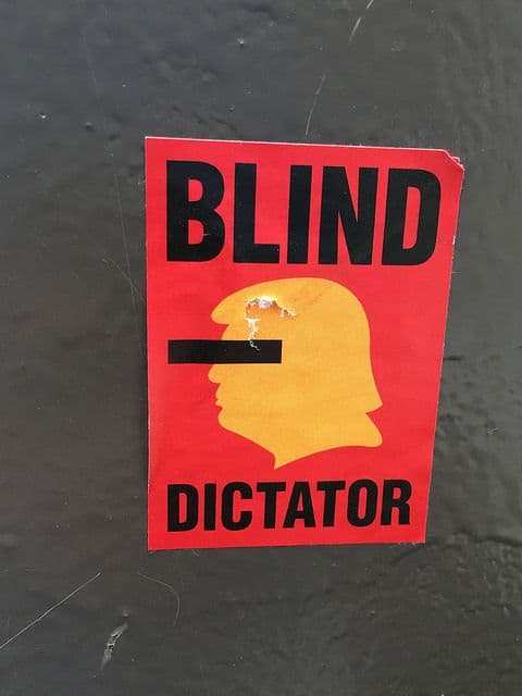 דיקטטור, טראמפ, כרזה, מנהטן