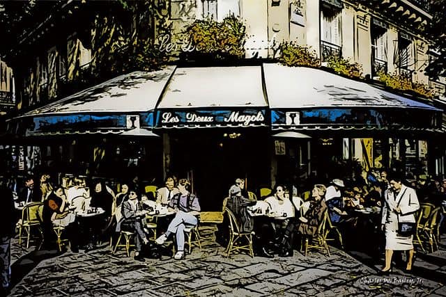 פריז, בית קפה, Les Deux Magots