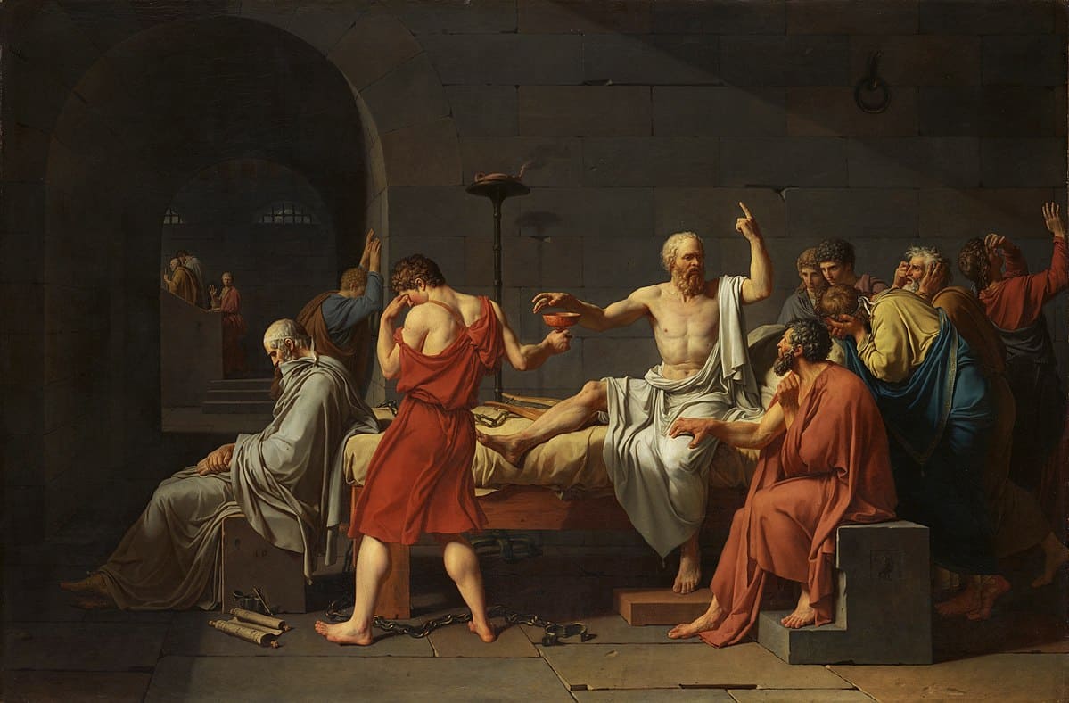 מותו של סוקרטס, ז'ק-לואי דויד