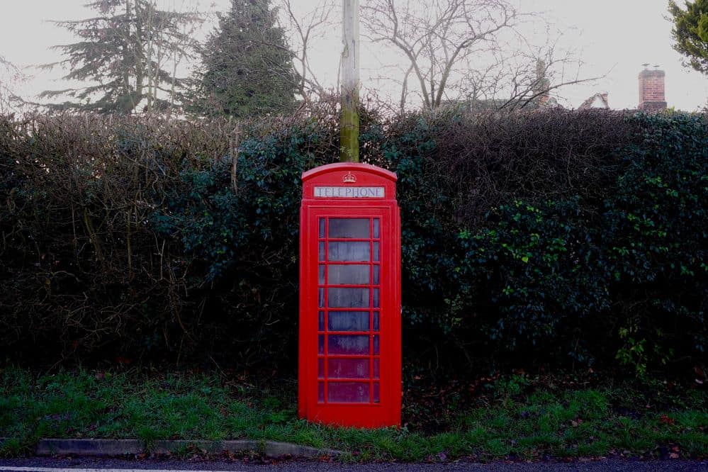 תא טלפון, אנגליה