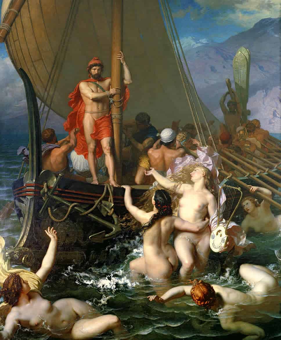 אודיסאוס והסירנות, לאון בלי