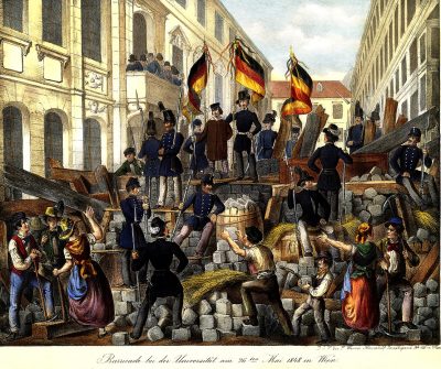 וינה, מהפכה, 1848, בריקדות, אוניברסיטה