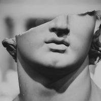 ראש, פסל, יווני, צעיר