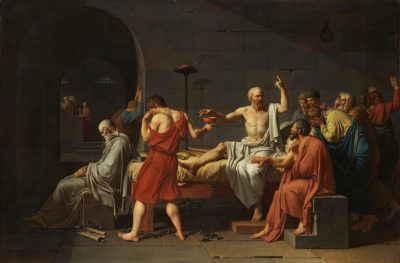 מותו של סוקרטס, ז'אק-לואי דוויד