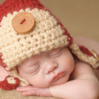 תינוק ישן, שינה, כובע, צמר, בן יומו