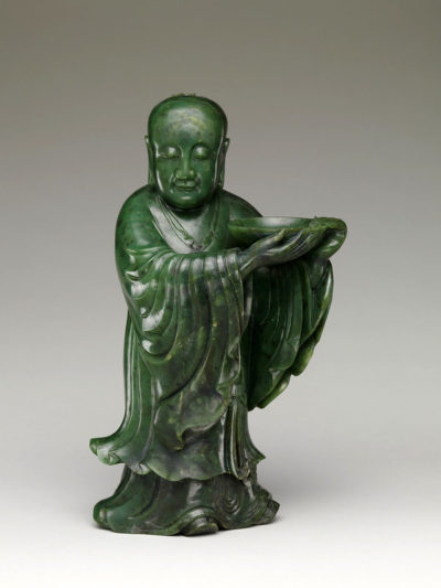 אבן ירקן, נזיר, פסל, סין