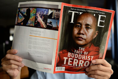 מגזין טיים, טרור, בודהיזם, מיאנמר