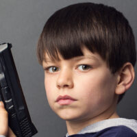 ילד, אמריקה, ארצות הברית, אקדח, נשק